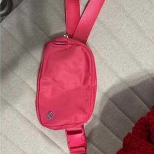 Pink Lululemon belt Bag